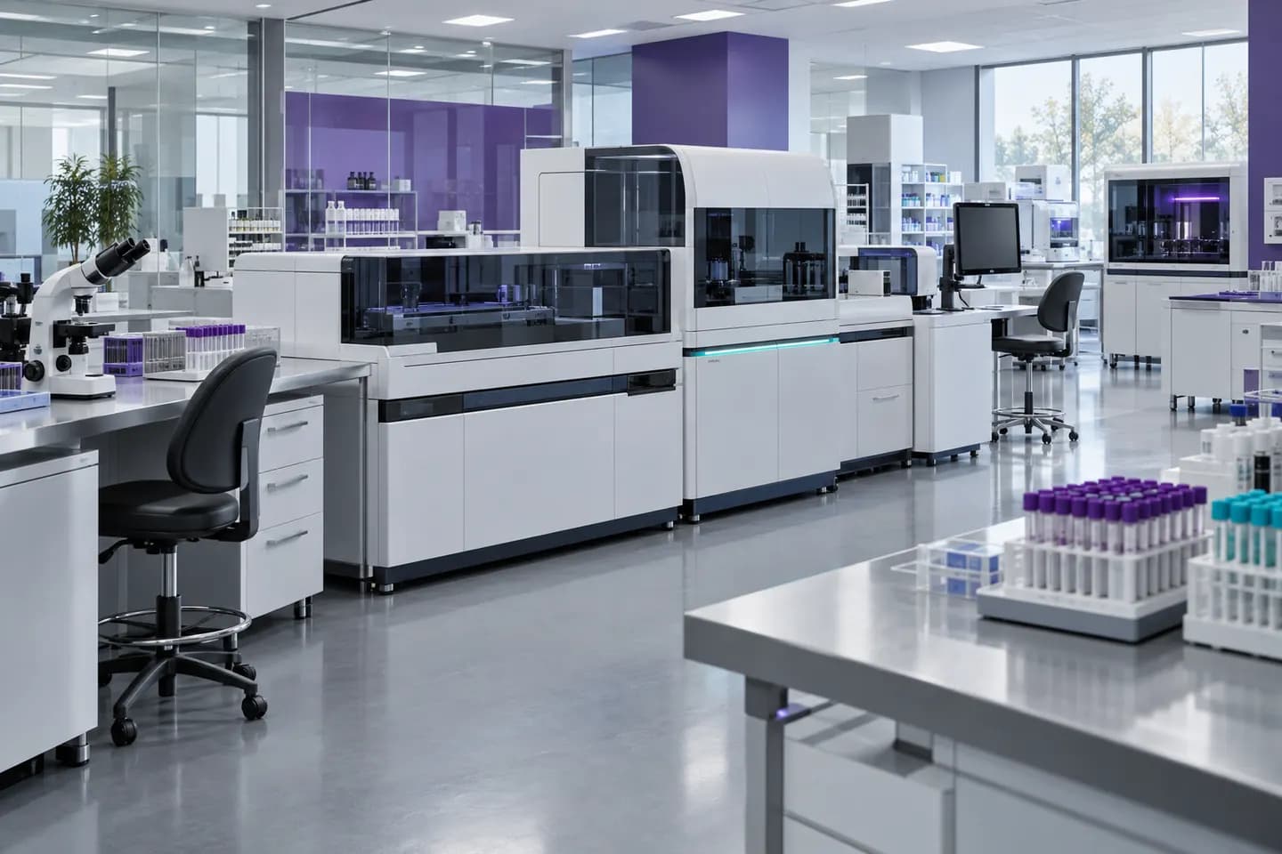 Conceptual clinical diagnostic laboratory and precision equipment